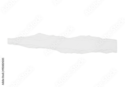 Wallpaper Mural A torn piece of white paper on a plain white background. Torontodigital.ca