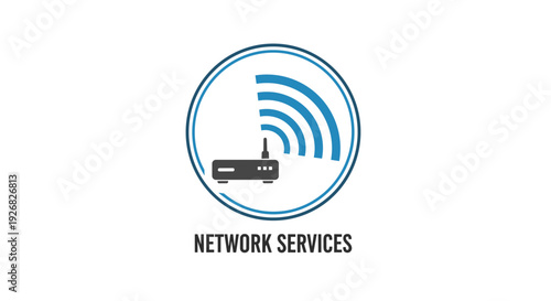 Router Icon Network Services Wireless Internet.