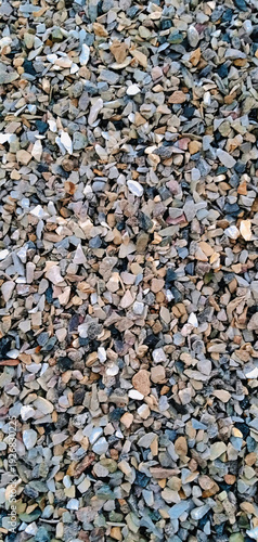 Tableau sur toile Colorful Gravel Stone Texture Background
