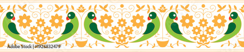 Indian Traditional Motif Border Design Element