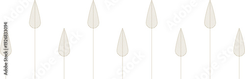 Indian Tree Motif Design Element