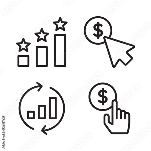 SEO and Digital Marketing Line Icon Collection 09