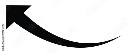 Black arrow graph icon . Showing arrow design, logo, arrow indicated the  upward direction success symbol.  A clean white background.
