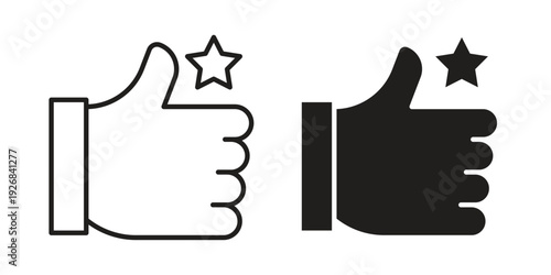 Appreciation icon. Perfect for app and web interfaces, marketing, etc.