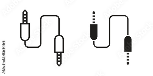 Audio Cable icon. Perfect for app and web interfaces, marketing, etc.