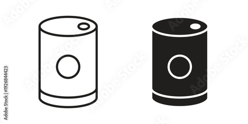 Canned food icon. Perfect for app and web interfaces, marketing, etc.