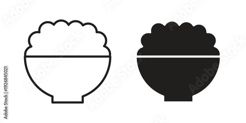 Cereal icon. Perfect for app and web interfaces, marketing, etc.