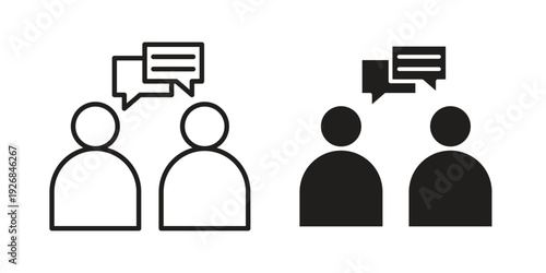 Consulting icon. Perfect for app and web interfaces, marketing, etc.