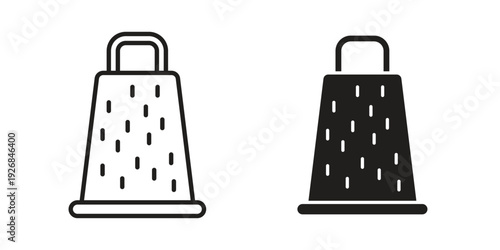 Cheese grater icon. Perfect for app and web interfaces, marketing, etc.