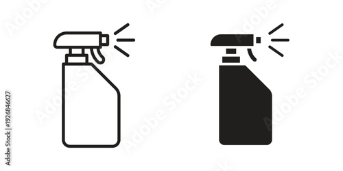 Cleaning spray icon. Perfect for app and web interfaces, marketing, etc.