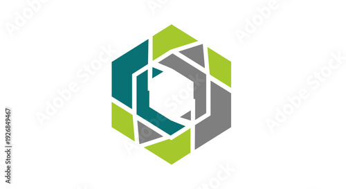 Geometric Shape Logo Design Element.