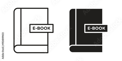 Ebook icon. Perfect for app and web interfaces, marketing, etc.