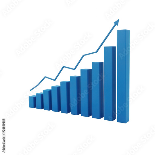 Graph showing a steady increase in data over time with some fluctuations. Free Download Graph showing a steady increase in data over time with some fluctuations. - GFXLoad