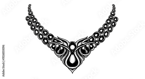 Elegant necklace design with intricate details and a captivating aesthetic appeal.