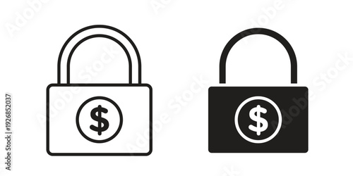 Fixed price icon. Perfect for app and web interfaces, marketing, etc.