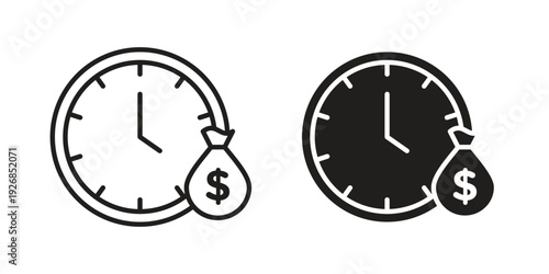 Fixed deposit icon. Perfect for app and web interfaces, marketing, etc.