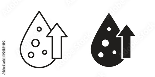 High cholesterol icon. Perfect for app and web interfaces, marketing, etc.