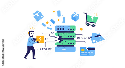 Data Recovery and System Restoration Service: IT Specialist Fixing Broken Servers, Damaged E-commerce, and Payment Systems - Digital Problem Solving