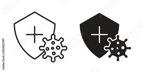 Immunity icon. Perfect for app and web interfaces, marketing, etc.