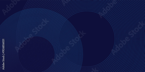 Abstract Blue Digital Tech Business or Science Background. Medical Research or Tech Innovation Online Webinar Presentation Event.