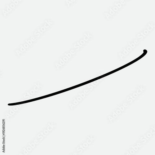 Calligraphy collection of wavy swoosh. Hand drawn swash, emphasis, line shape. Typographic extension simple stroke underline decoration for text, logo. Minimalist letter tail isolated element