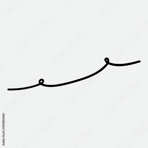 Calligraphy collection of wavy swoosh. Hand drawn swash, emphasis, line shape. Typographic extension simple stroke underline decoration for text, logo. Minimalist letter tail isolated element