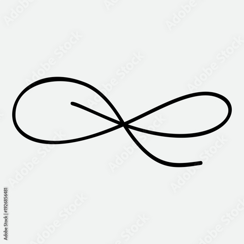 Calligraphy collection of wavy swoosh. Hand drawn swash, emphasis, line shape. Typographic extension simple stroke underline decoration for text, logo. Minimalist letter tail isolated element