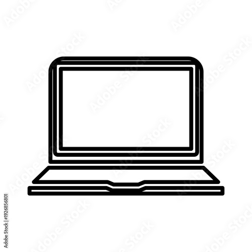 Computer laptop icon