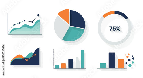 Free Download Collection of Diverse Financial and Business Data Visualization Charts. - GFXLoad