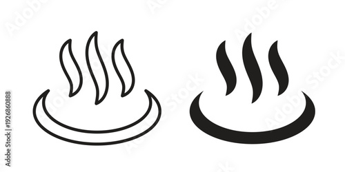 Onsen icon. Perfect for app and web interfaces, marketing, etc.