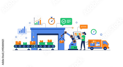 Automated Logistics and Supply Chain Management: Robotics, Data Analytics, and Efficient Delivery Process