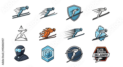 Collection of Various Sports and Gaming Logos.