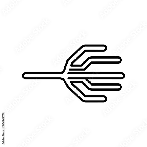 Clean and modern euro sign logo design with sharp lines, ideal for finance, business, and economic projects.