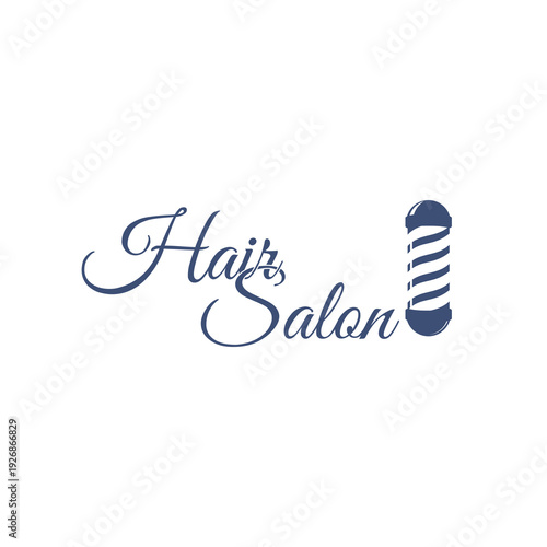 Hair Salon logo icon isolated on white background