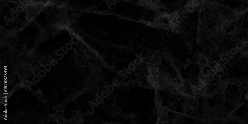 Abstract granular black wall texture with scratch, panorama dark grunge texture. Polished natural granite marble for ceramic digital wall tiles. black paper texture. black stone concrete wall design.