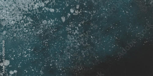 Abstract design of white powder cloud isolated on black, dark background. abstract white powder explosion. Particles cloud screen saver, wallpaper. Milky Way shot with blue atmosphere.
