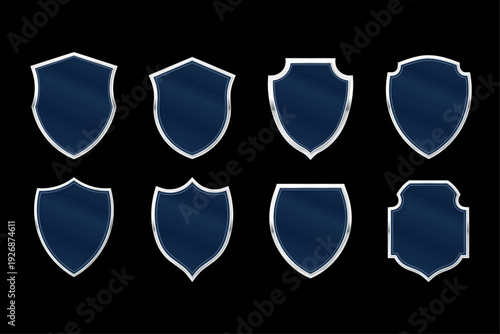Shield Label Badge Vector Set ft Quality Badges, Guarantee Labels, Award Certification & Trust Seals