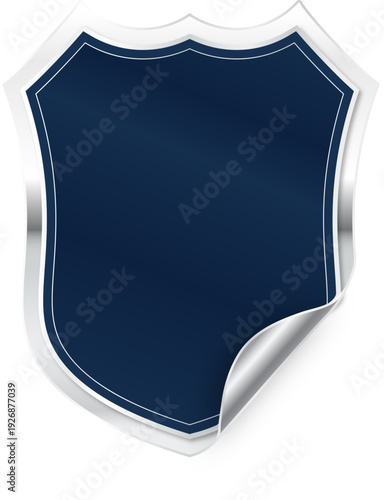 Shield Label Badge Vector for Quality Badges, Guarantee Labels, Award Certification & Trust Seals