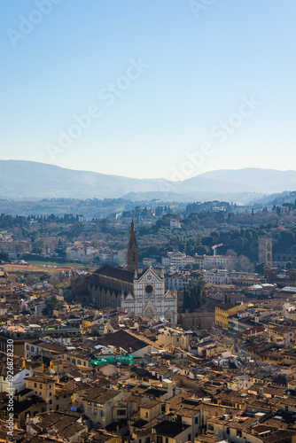 Florence skyline from the top of the Cathedral