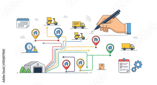 Logistics Network Management and Delivery Route Optimization.