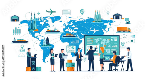 Global Business Logistics and Supply Chain Management Team Meeting.