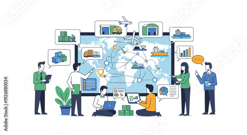 Global Logistics and Supply Chain Management Team Collaboration.