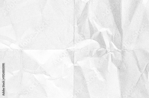 grungy old folded white paper or cardboard texture overlay template