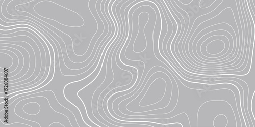 Topographic map background geographic line map with seamless ornament design. vector geographic contour map. geographic mountain relief diagram line wave carve pattern.