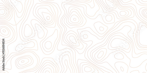 Topographic map background geographic line map with seamless ornament design. vector geographic contour map. geographic mountain relief diagram line wave carve pattern.