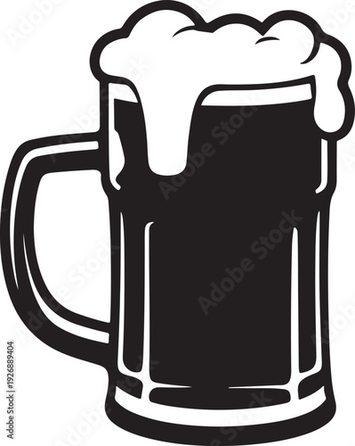 Beer Mug Silhouette