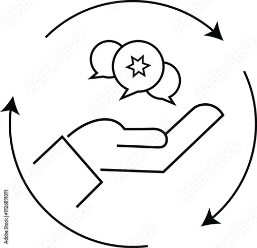 Continuous exchange of information and ideas