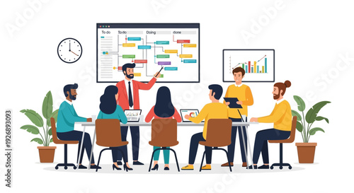 Team Meeting - Collaboration and Project Planning in Action.