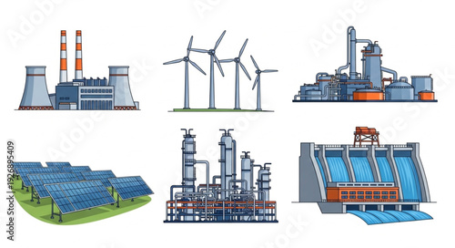 Diverse Energy Sources - A Comprehensive Overview of Power Generation.