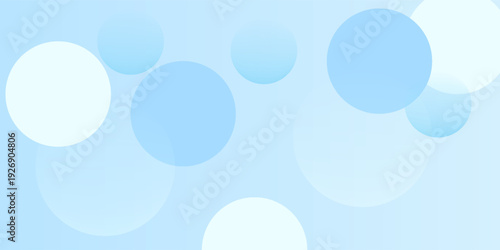 Modern geometric background gradient soft light blue bokeh for Graphic Business background hitech technology abstract